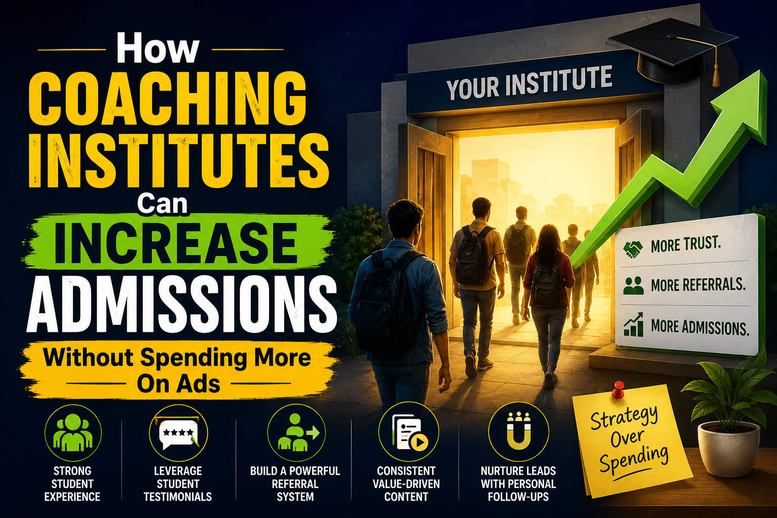 How Coaching Institutes Can Increase Admissions Without Spending More On Ads